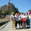 Pamiatka v zozname UNESCO Mont Saint Michel v Normandii tvorí bránu do Bretónska