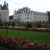 Chenonceau - záhrada Kataríny Medicejskej