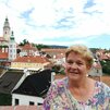 E6. V pozadí druhý najväčší hradný komplex v ČR, Český Krumlov