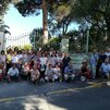 F1. Piate ráno.Pred bránou Renoirovho múzea v Cagnes s. Mer