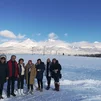 F1. Rano v Štôle, zasnežené Tatry v pozadí