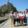 Pamiatka v zozname UNESCO Mont Saint Michel v Normandii tvorí bránu do Bretónska